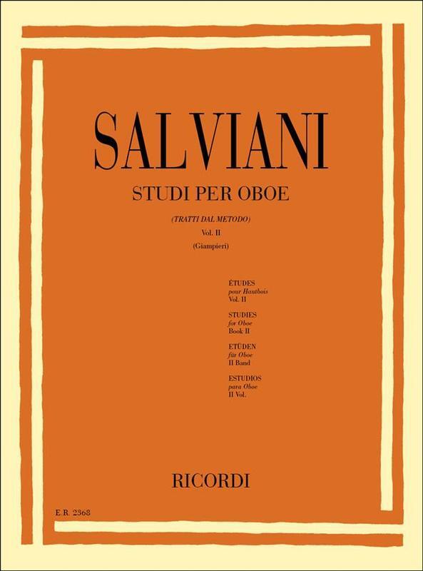 Salviani - Studies For Oboe Vol 2