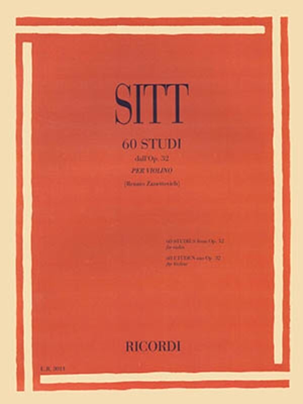 60 Studies From Op 32 Violin Ed Zanettovich