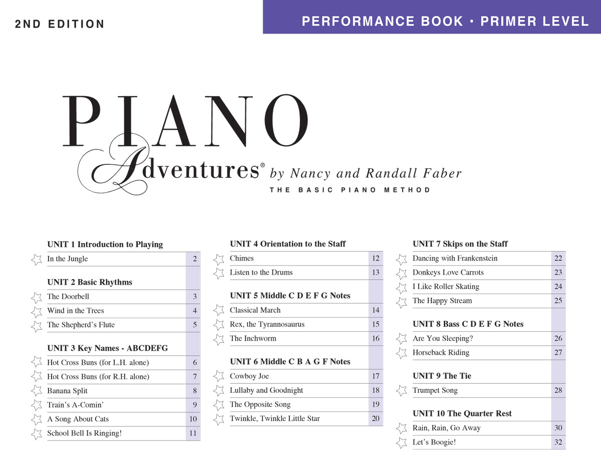 Piano Adventures: Performance Primer Book (2Nd Edition) & Keyboard