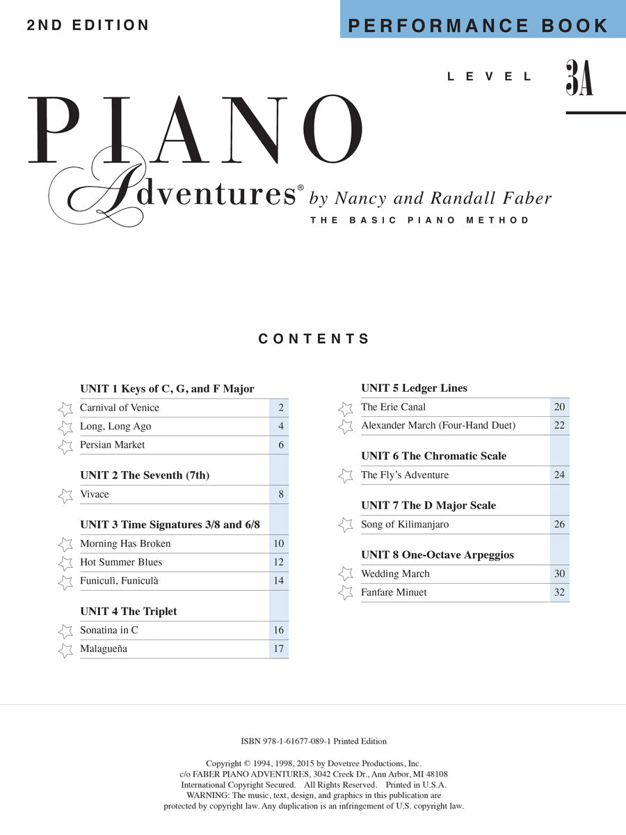 Piano Adventures: Performance Level 3A Book (2Nd Edition) & Keyboard