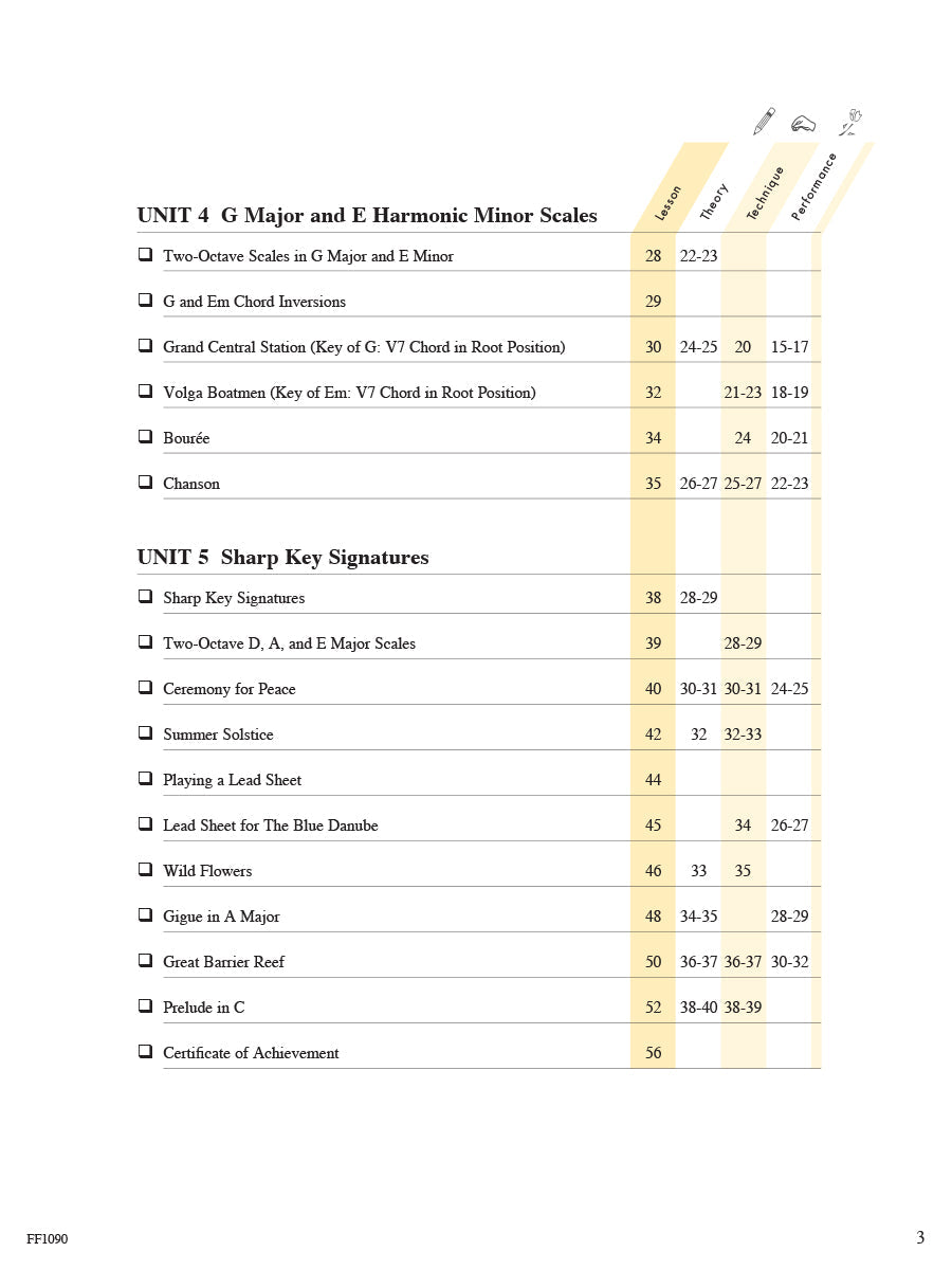 Piano Adventures: Lesson Level 4 Book (2Nd Edition) & Keyboard