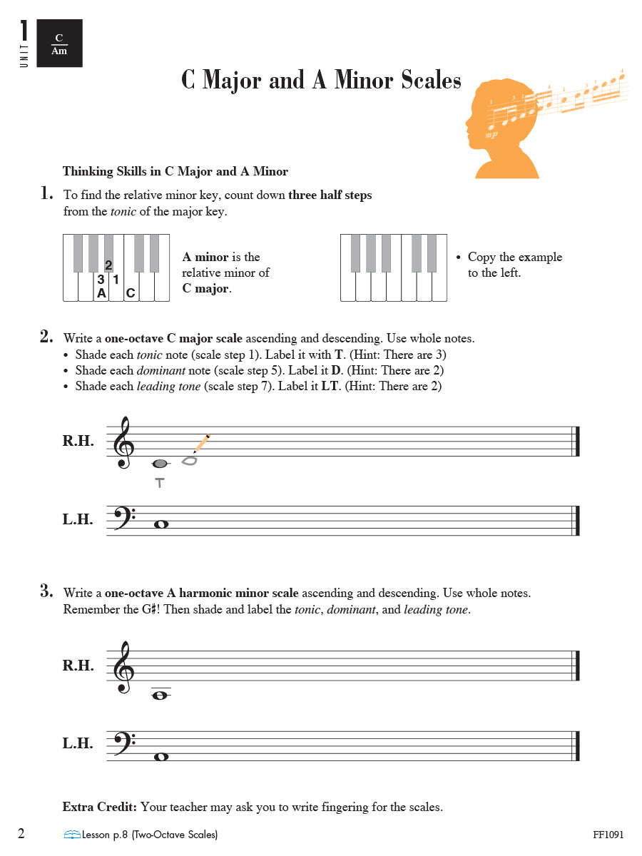 Piano Adventures: Theory Level 4 Book (2Nd Edition) & Keyboard