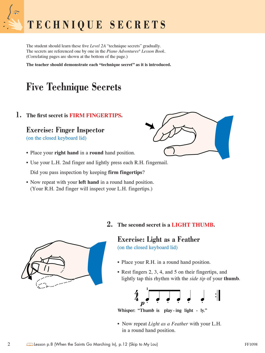 Piano Adventures: Technique & Artistry Level 2A Book (2Nd Edition) Keyboard