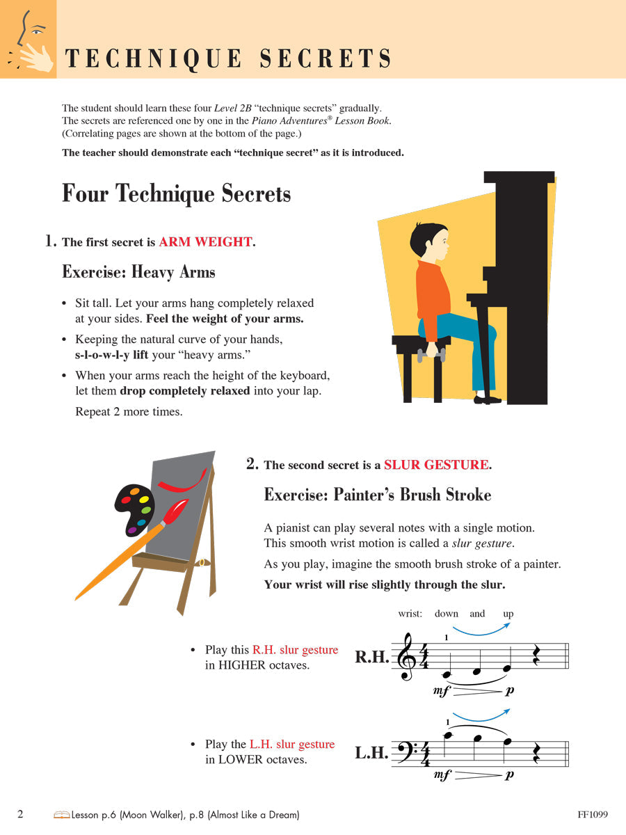 Piano Adventures: Technique & Artistry Level 2B Book (2Nd Edition) Keyboard