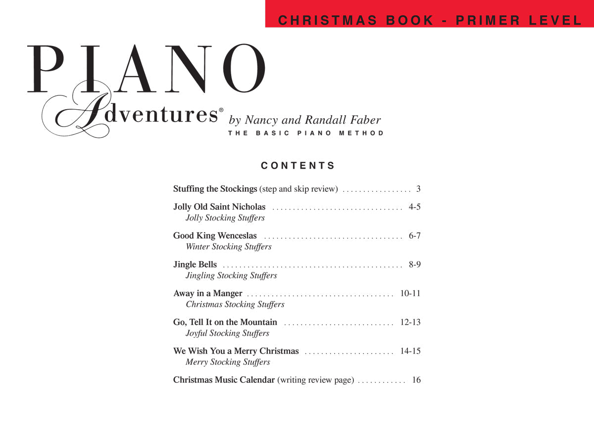 Piano Adventures: Christmas Primer Book & Keyboard