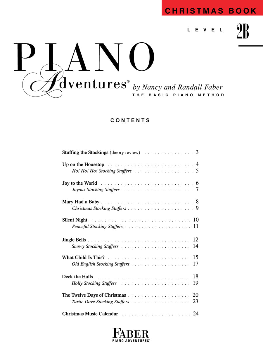 Piano Adventures: Christmas Level 2B Book & Keyboard