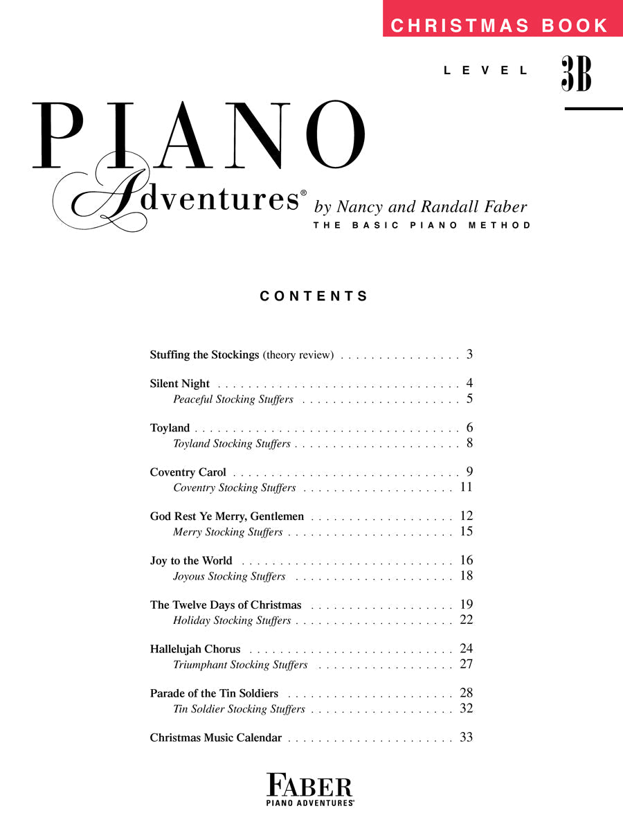 Piano Adventures: Christmas Level 3B Book & Keyboard