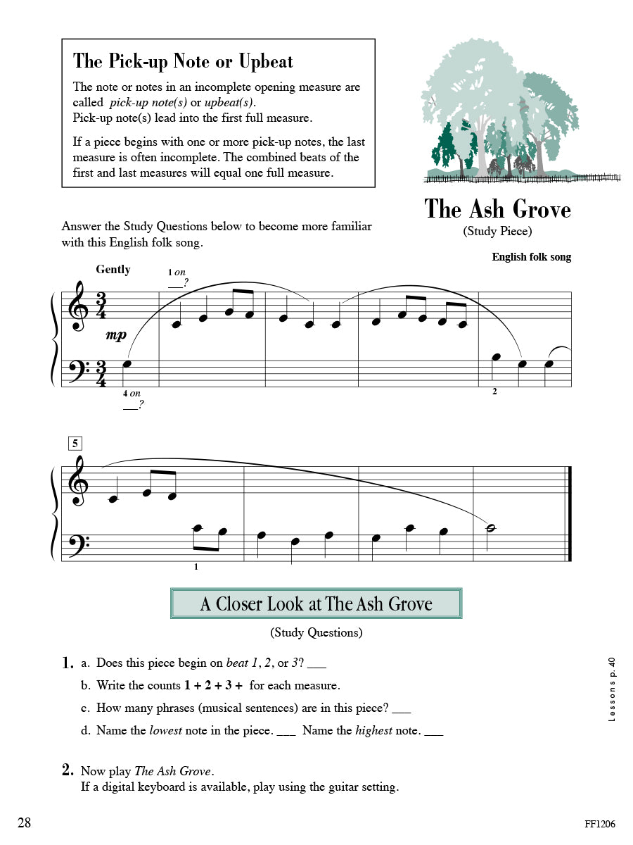 Accelerated Piano Adventures for the Older Beginner - Theory Book 1