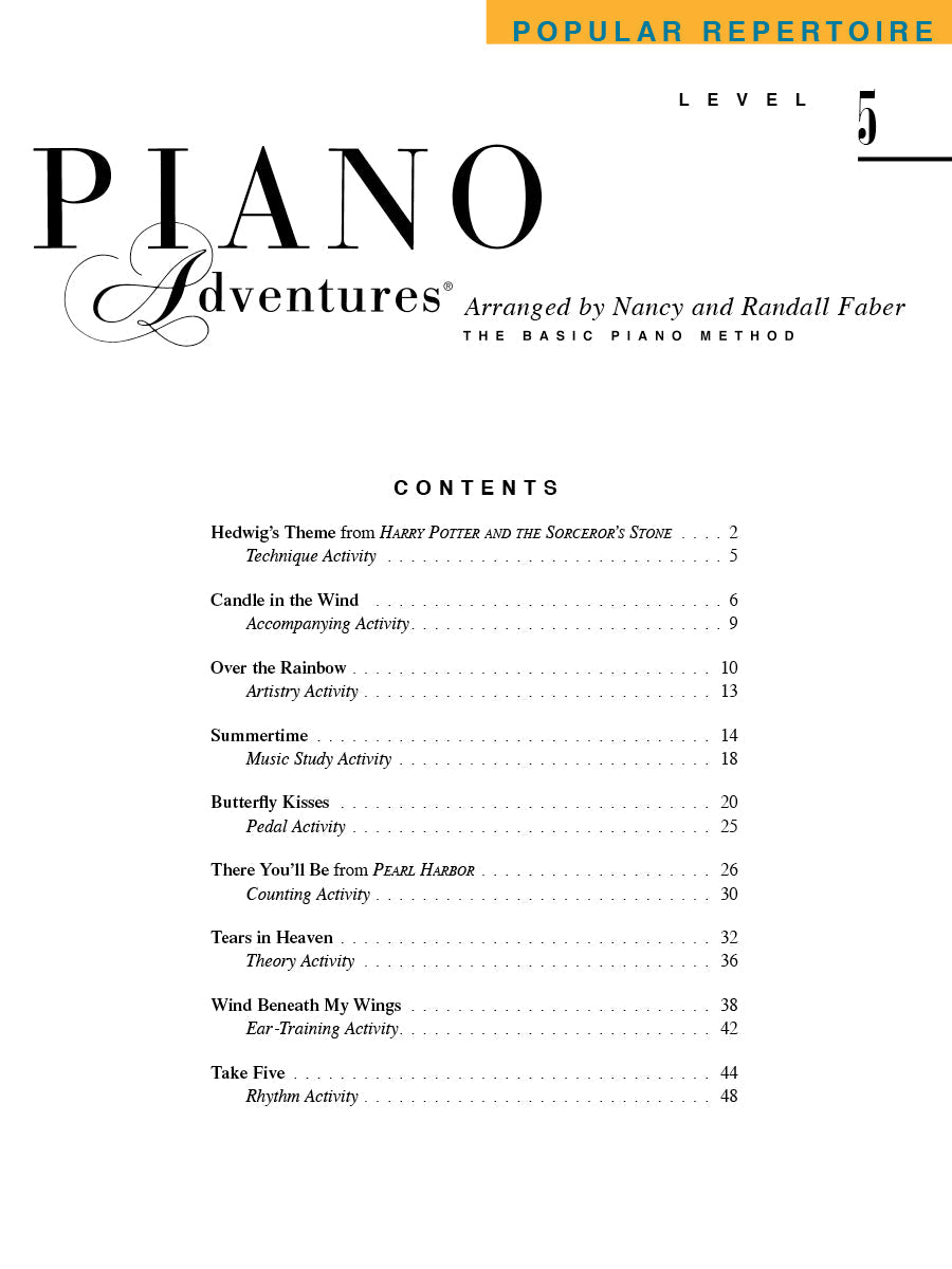 Piano Adventures: Popular Repertoire Level 5 Book & Keyboard