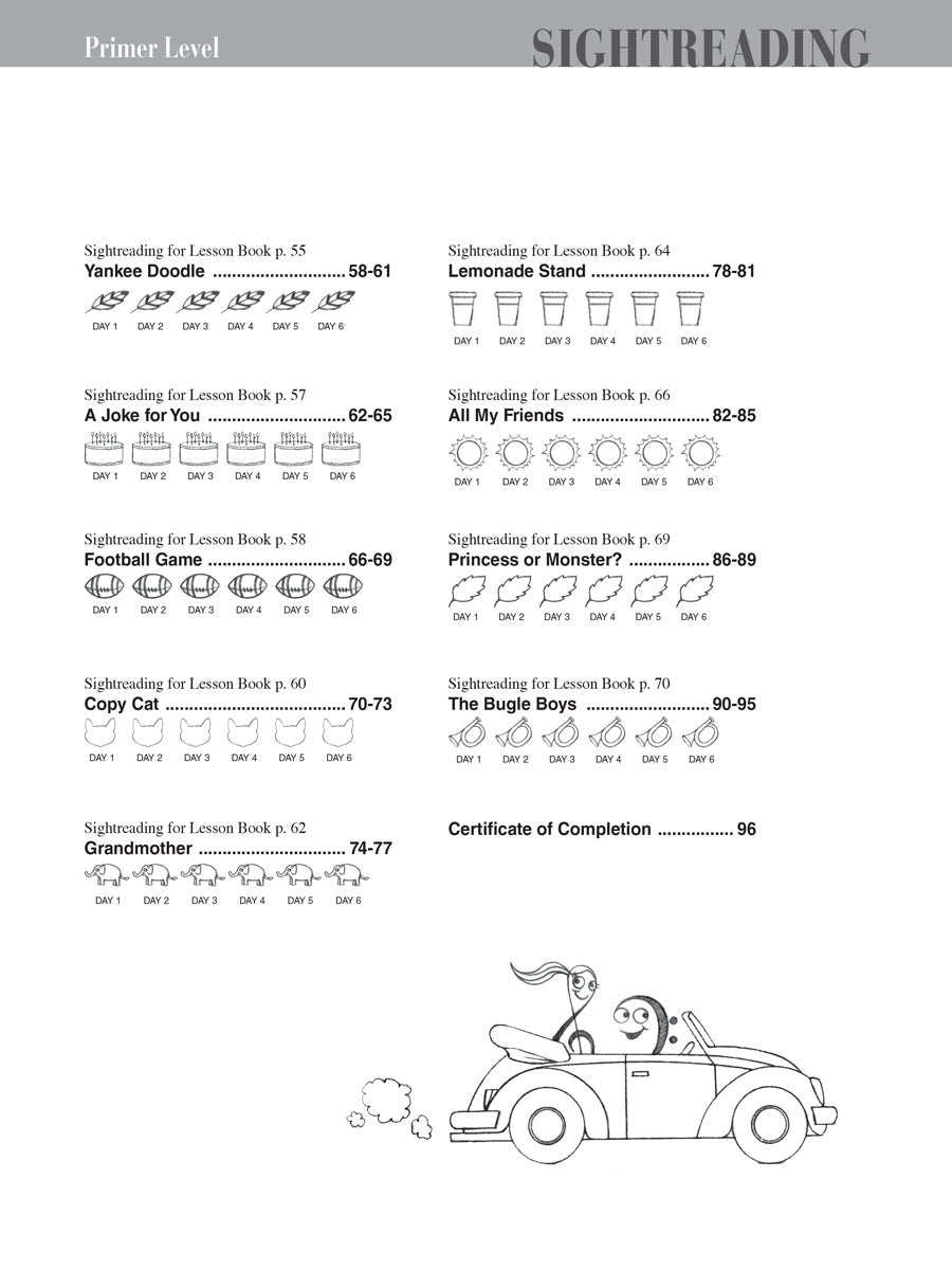 Piano Adventures: Sightreading Primer Book & Keyboard