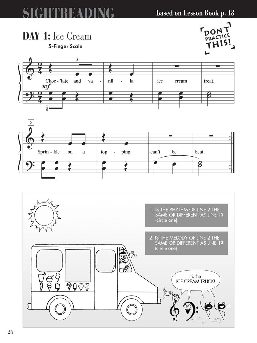 Piano Adventures: Sight-Reading Level 2A Book