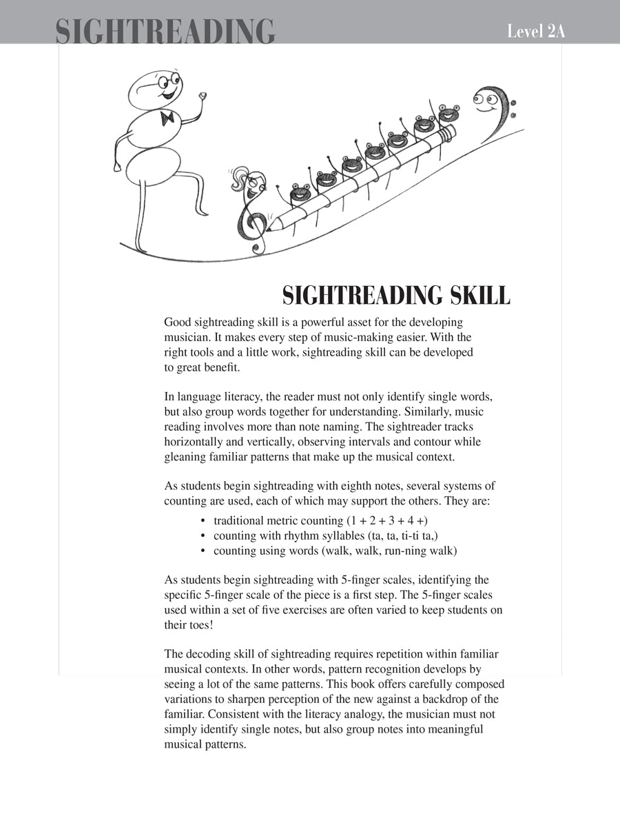 Piano Adventures: Sight-Reading Level 2A Book