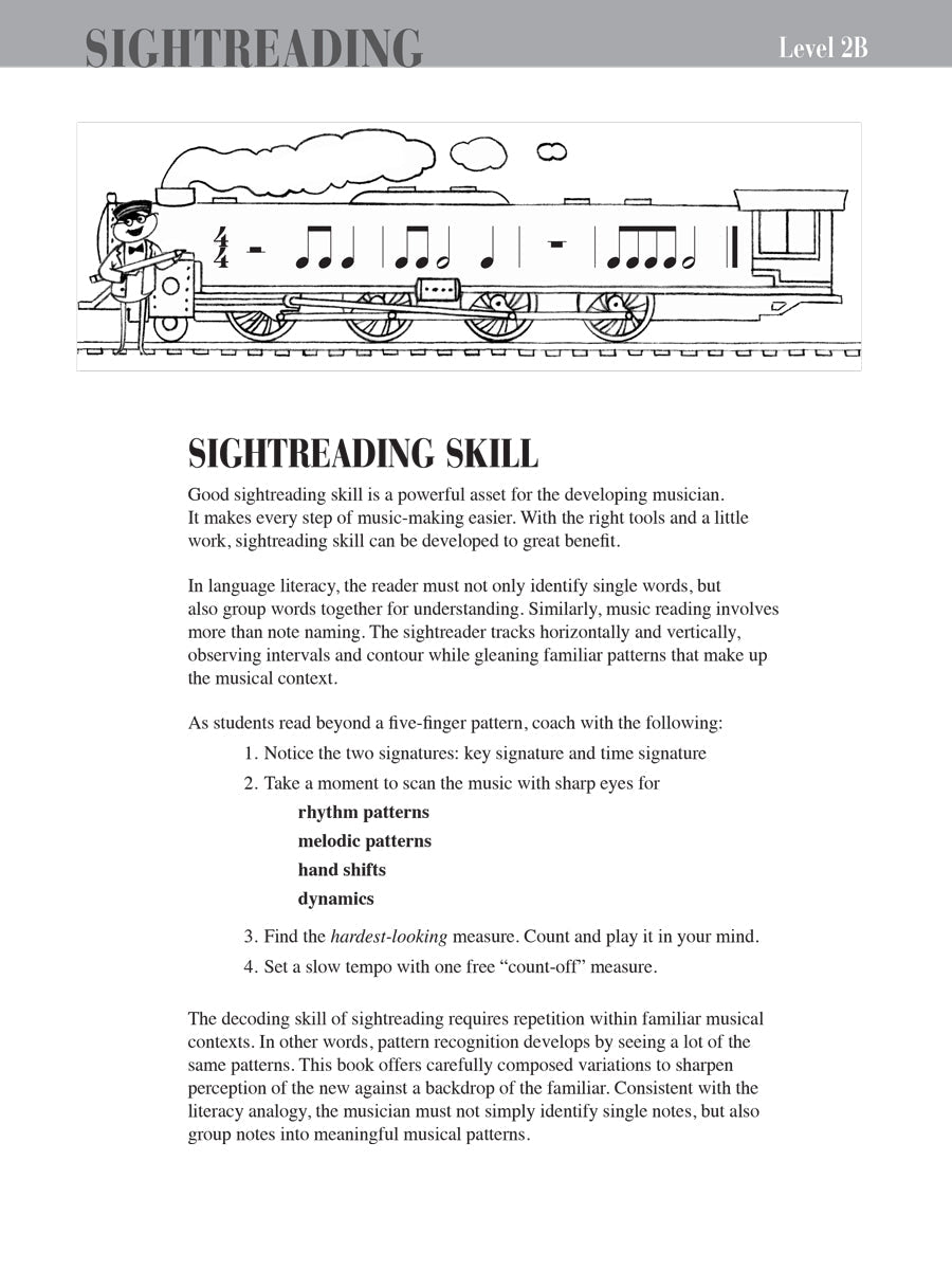 Piano Adventures Sightreading 2B Book & Keyboard