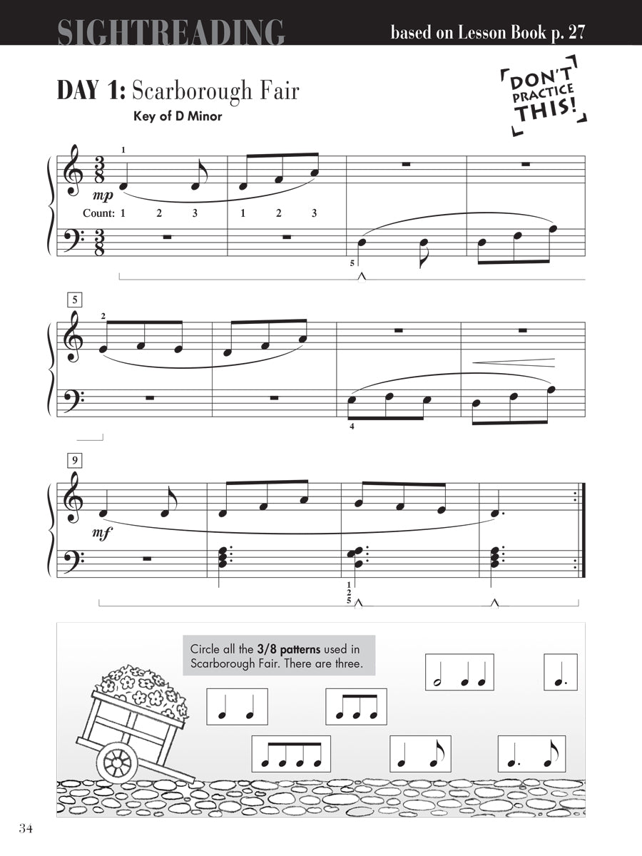 Piano Adventures: Sight-Reading Level 3A Book & Keyboard