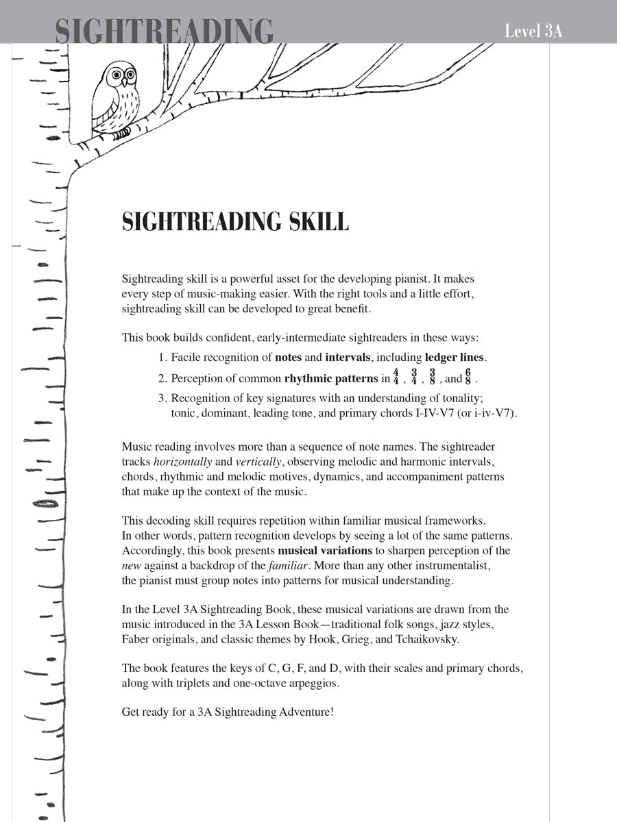 Piano Adventures: Sight-Reading Level 3A Book & Keyboard