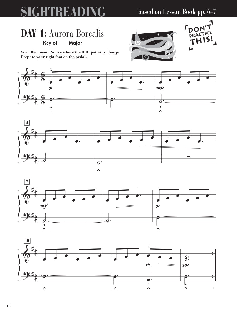 Piano Adventures: Sightreading Level 4 Book & Keyboard