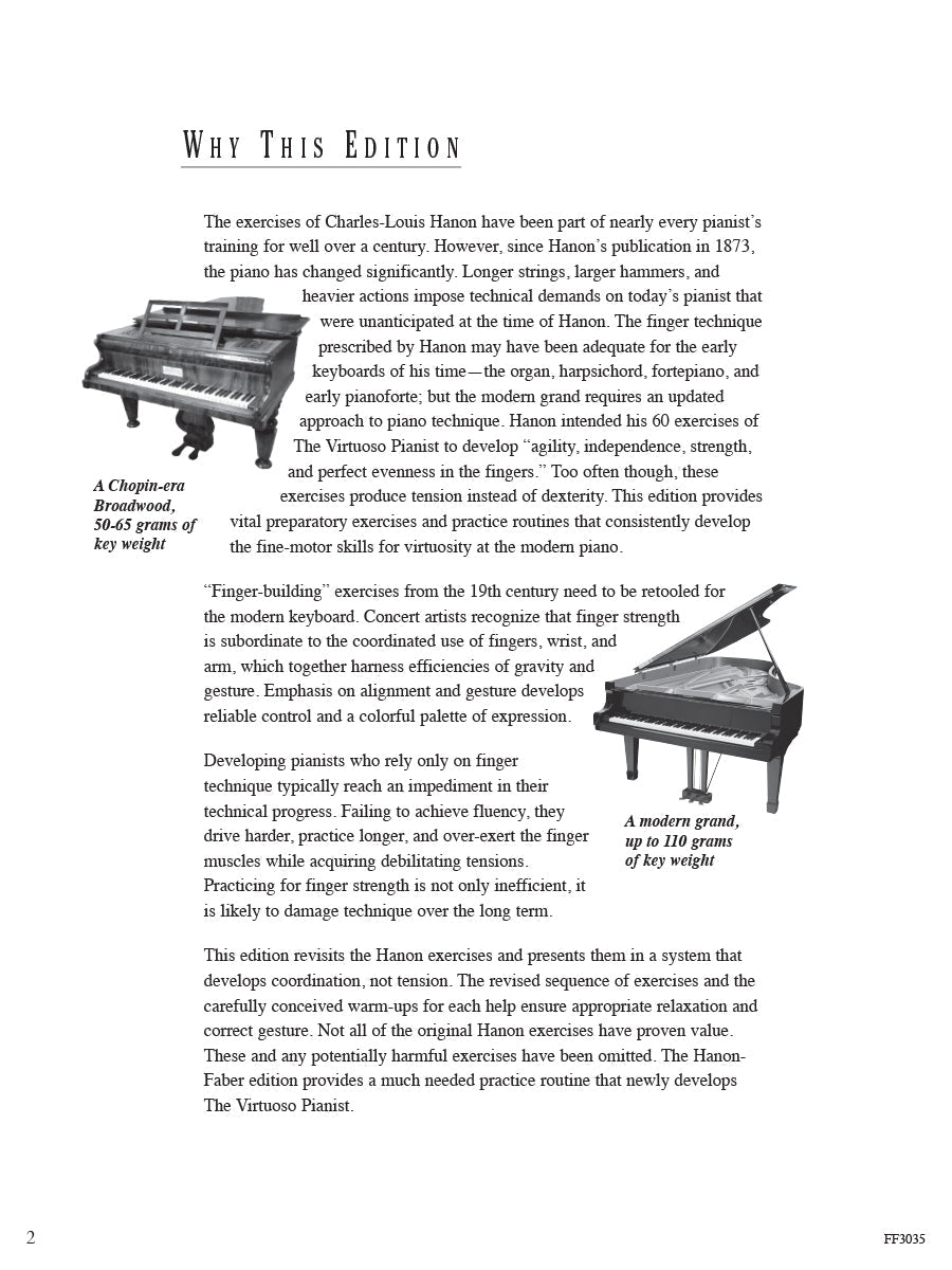 Hanon-Faber: New Virtuoso Pianist Book Piano & Keyboard