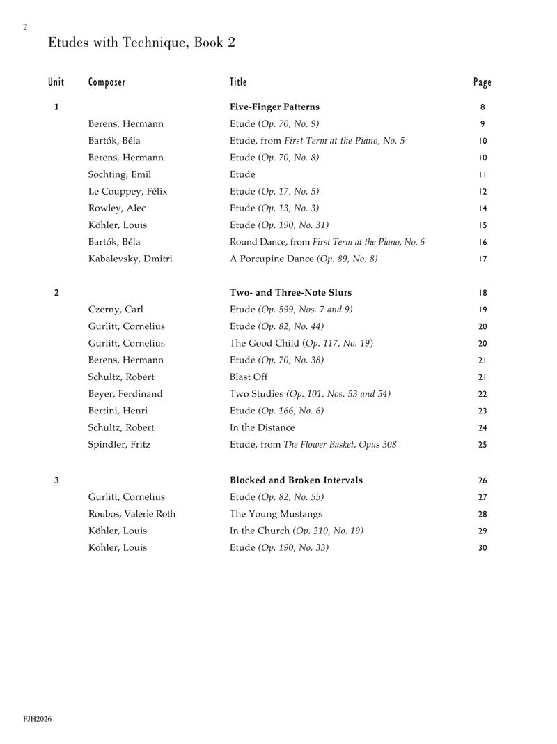 Succeeding With The Masters- Etudes With Technique Volume 2 Book