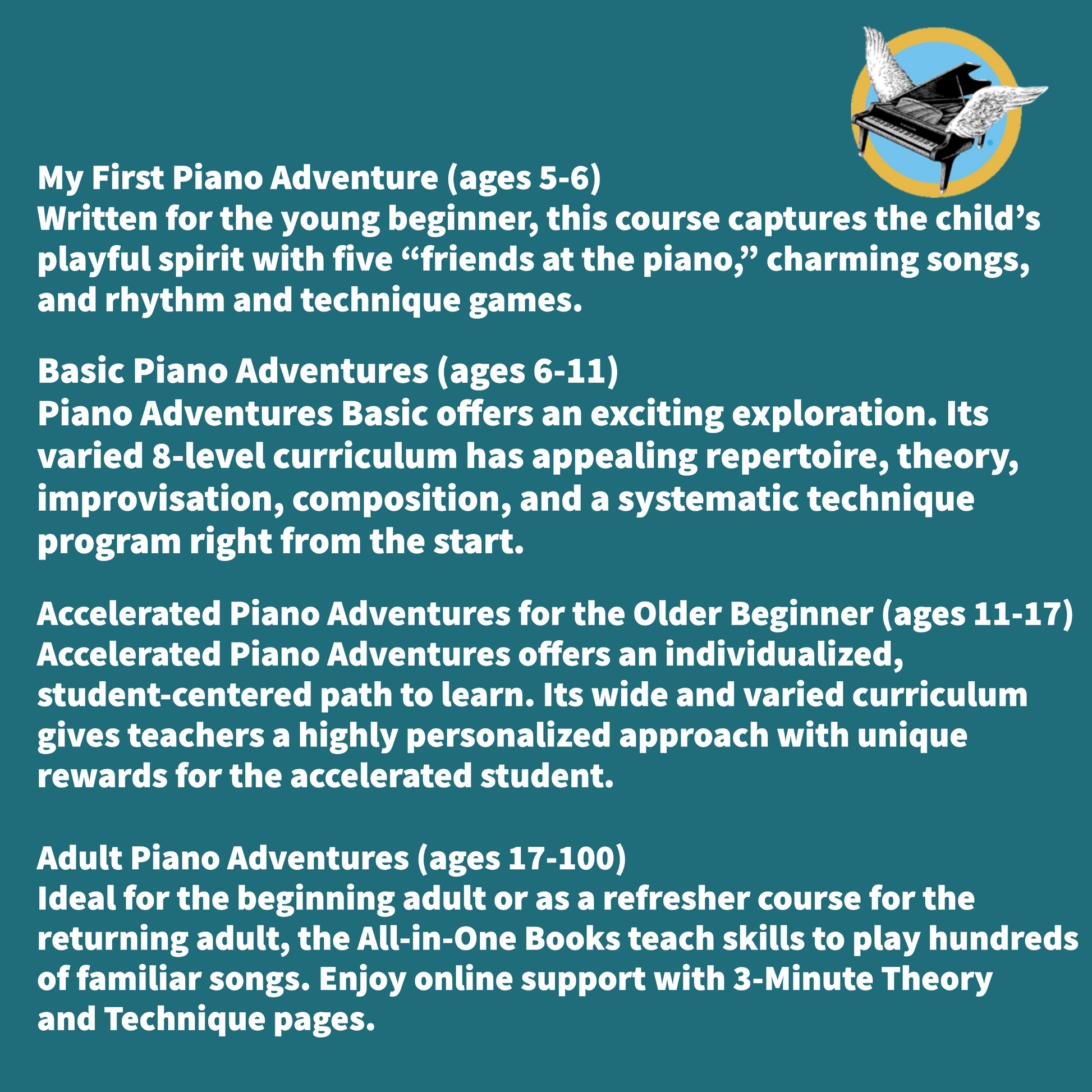 Accelerated Piano Adventures For The Older Beginner - Theory Book 2 & Keyboard