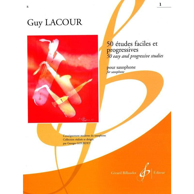 Lacour - 50 Easy And Progressive Studies Bk 1 Sax