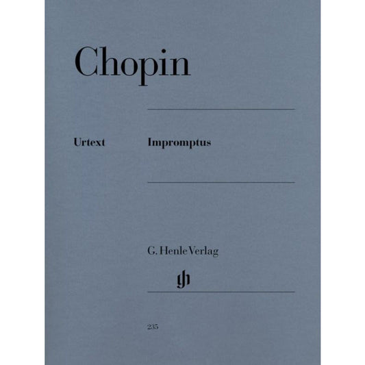 CHOPIN - IMPROMPTUS URTEXT ED ZIMMERMANN THEOPOLD - Music2u