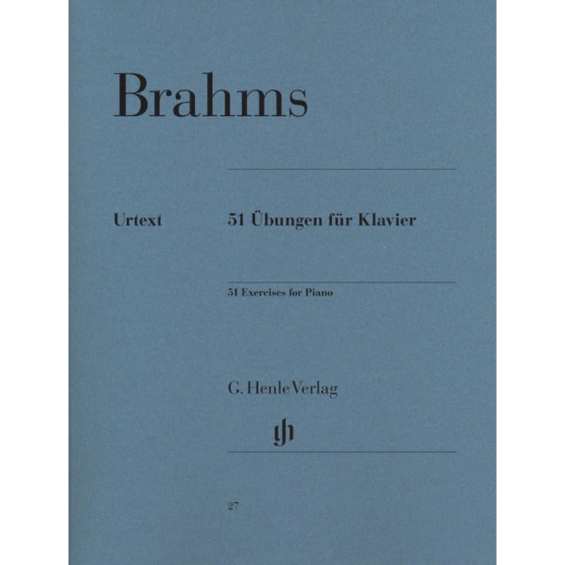 BRAHMS - 51 EXERCISES FOR PIANO URTEXT - Music2u