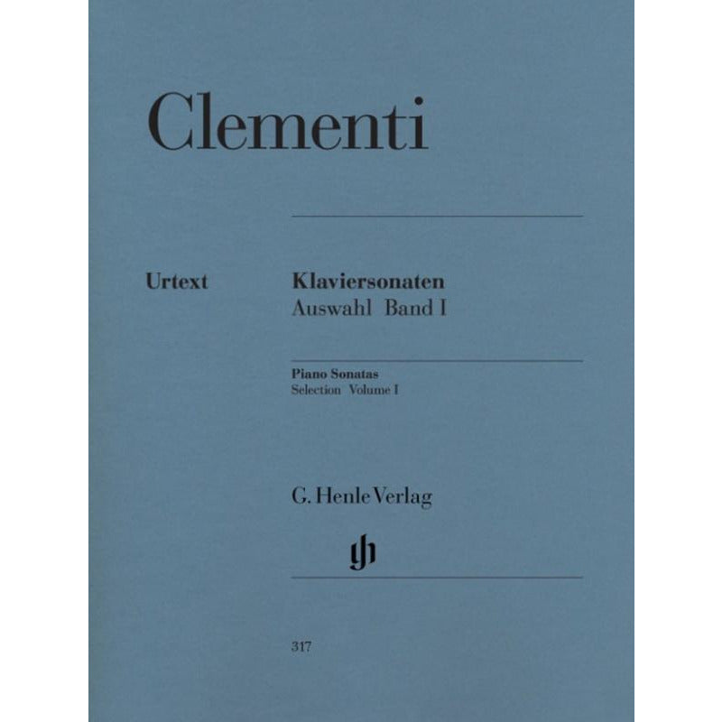 CLEMENTI - SELECTED SONATAS VOL 1 URTEXT - Music2u