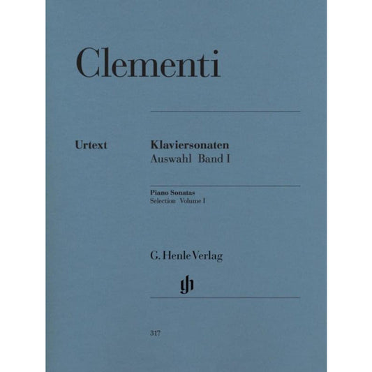 CLEMENTI - SELECTED SONATAS VOL 1 URTEXT - Music2u