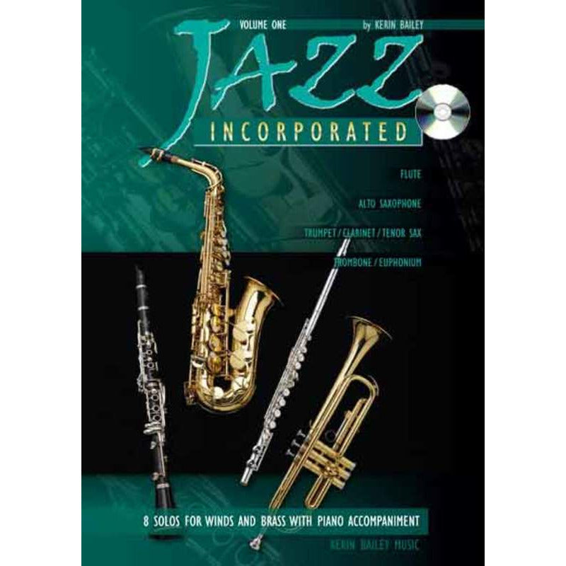 JAZZ INCORPORATED BK 1 BK/CD TPT/CLA/TEN SAX/PNO - Music2u