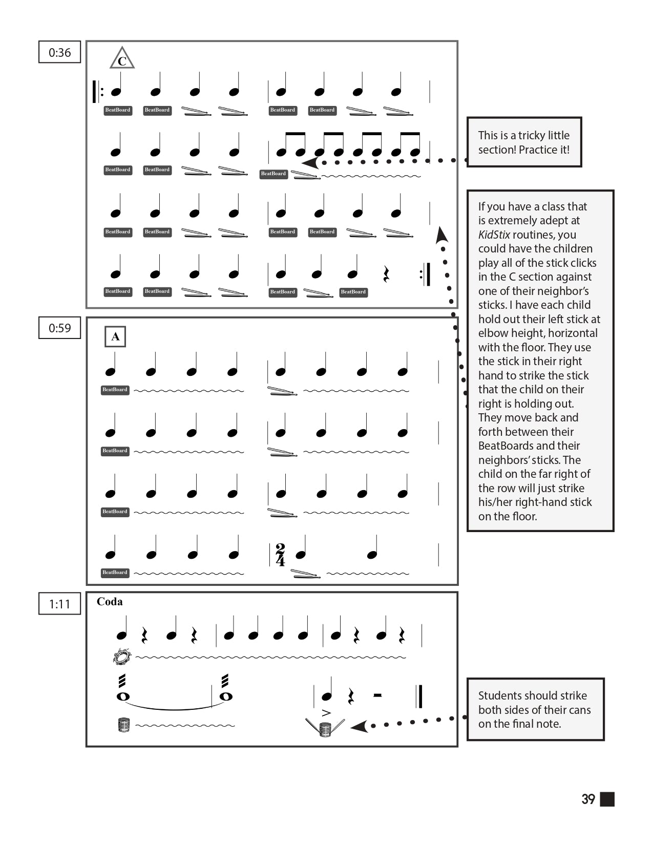 Kidstix Book/CD-ROM - Rockin' Repertoire for Rhythm Readiness Classroom Kit