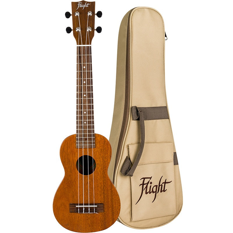 FLIGHT LUS5 LONG NECK SOPRANO UKULELE WITH BAG