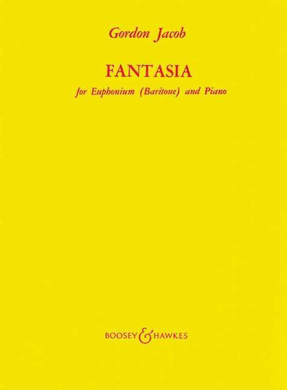 Jacob - Fantasia For Euphonium (Baritone)/Piano