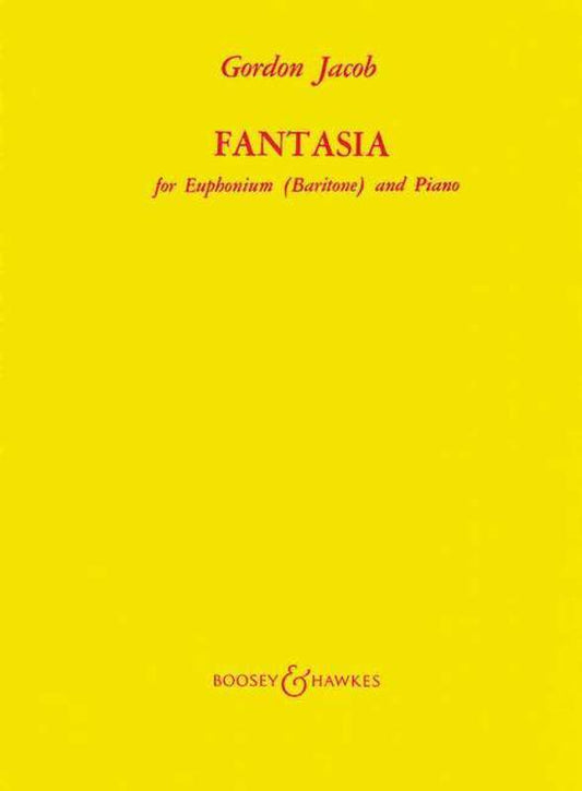 Jacob - Fantasia For Euphonium (Baritone)/Piano