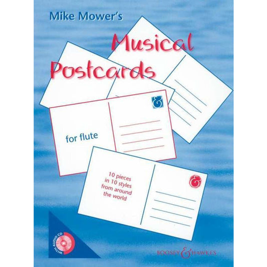 Musical Postcards Flute Bk/Cd