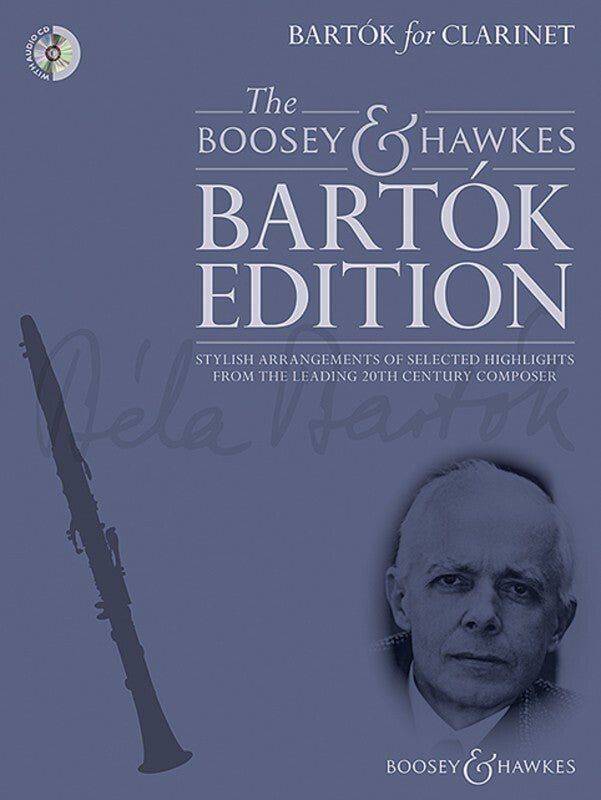 Bartok For Clarinet Bk/Cd