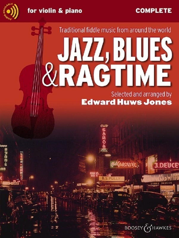 Jazz Blues & Ragtime Violin/Piano Bk/Ola (New Edition)