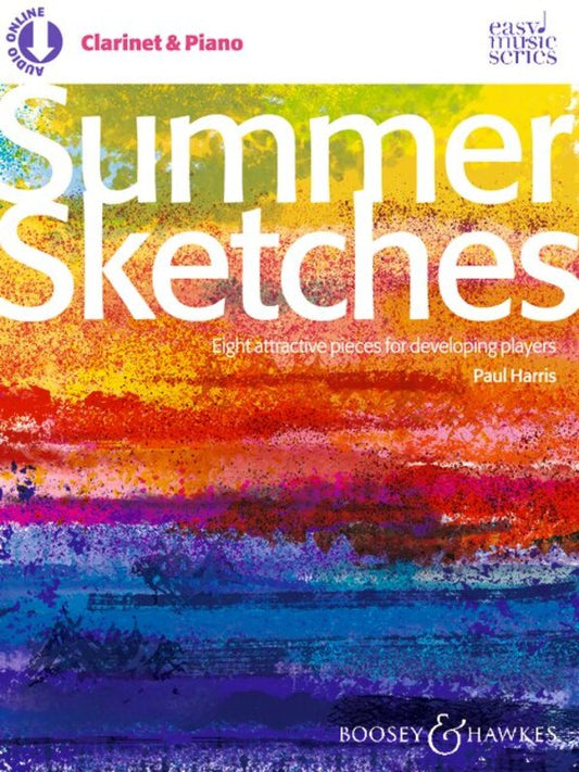 Harris - Summer Sketches For Clarinet/Piano Bk/Ola