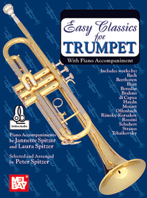 Easy Classics For Trumpet With Piano Accompaniment Bk/Ola