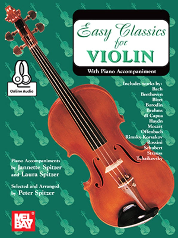 Easy Classics For Violin With Piano Accompaniment Bk/Ola