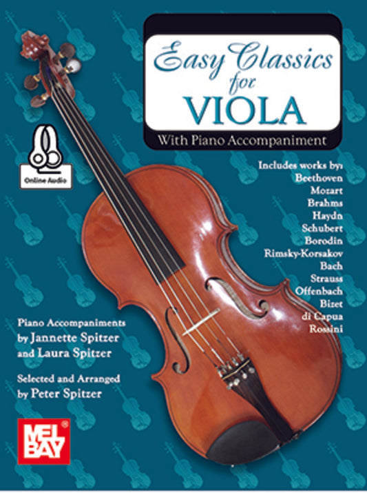 Easy Classics For Viola With Piano Accompaniment Bk/Ola