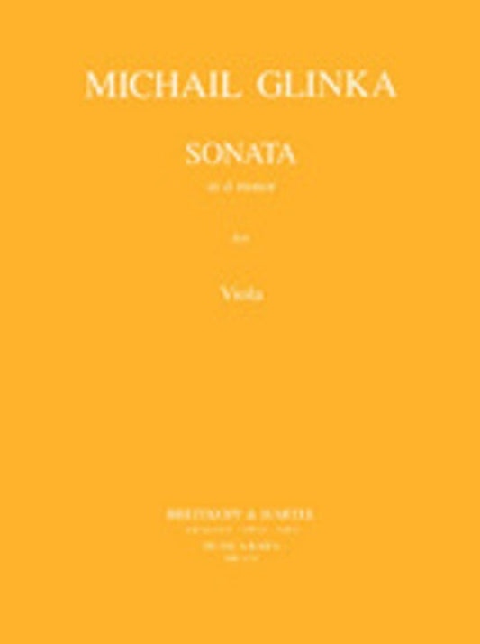 Glinka - Sonata D Minor For Viola/Piano