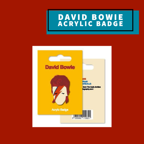 David Bowie Acrylic Badge