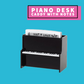 Upright Piano Desk Caddy With Notes