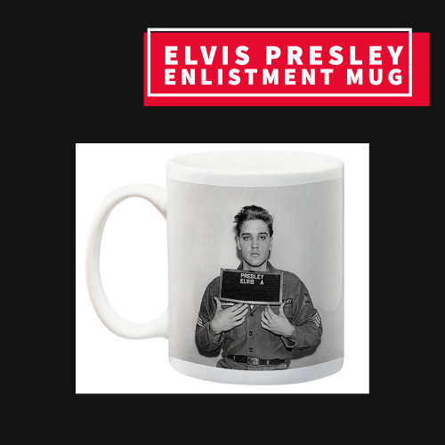 Elvis Presley Enlistment Mug