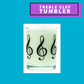 Treble Clef Tumbler Glass