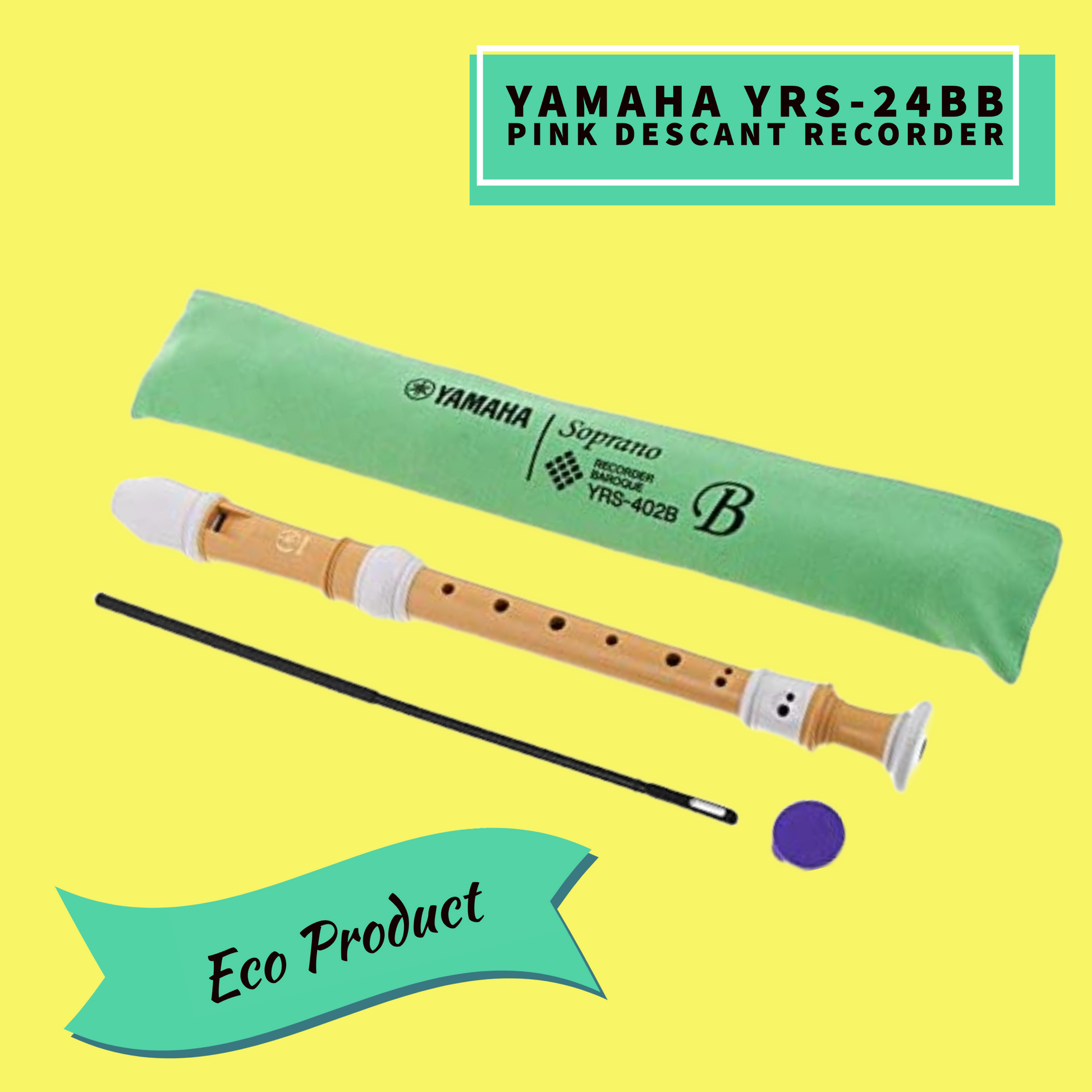 Yamaha YRS-402B Descant Recorder (Key of C)