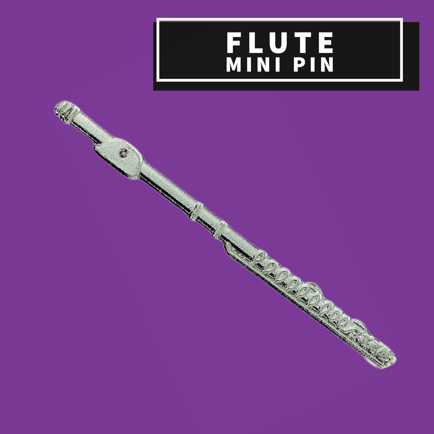 Flute Mini Pin