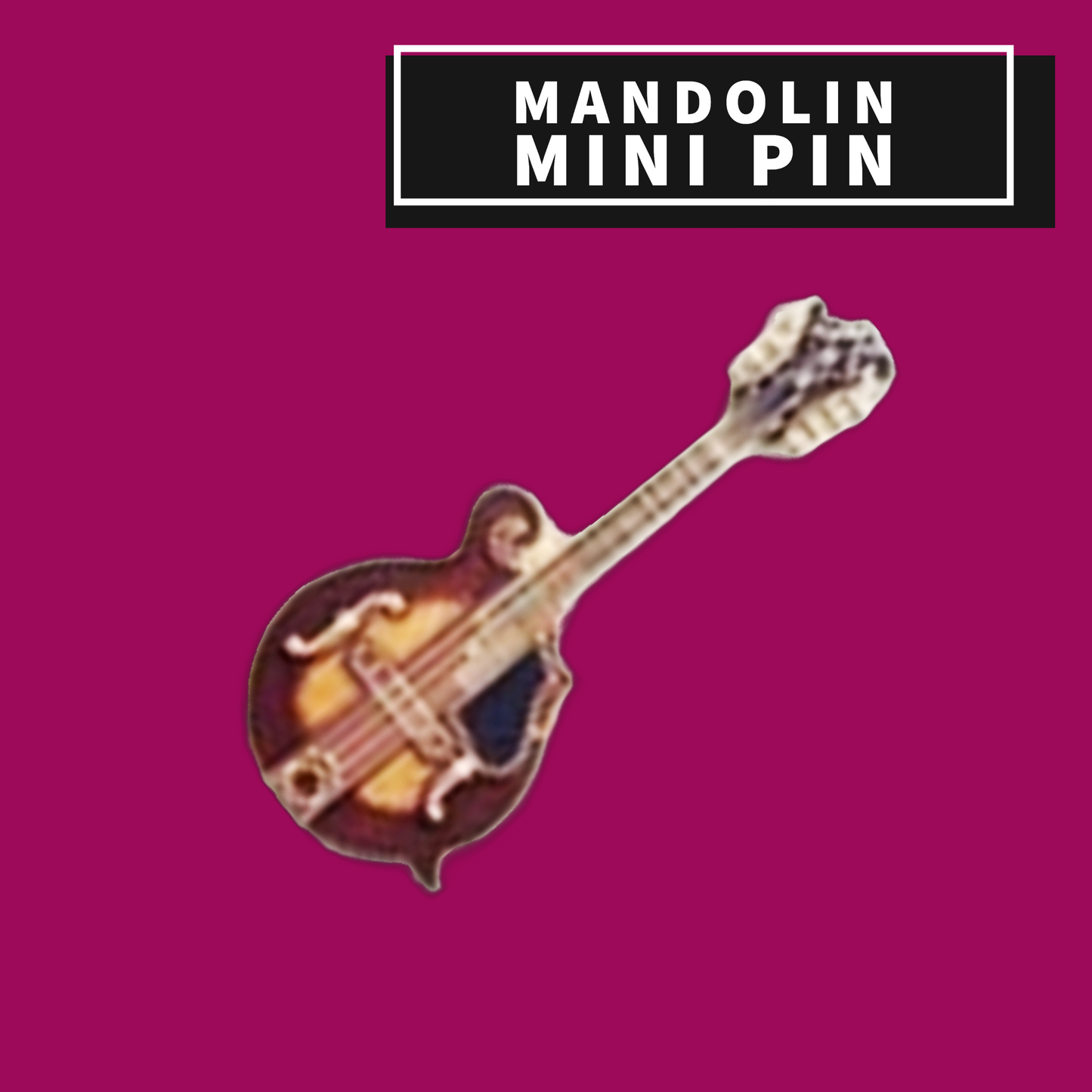 Mandolin Mini Pin