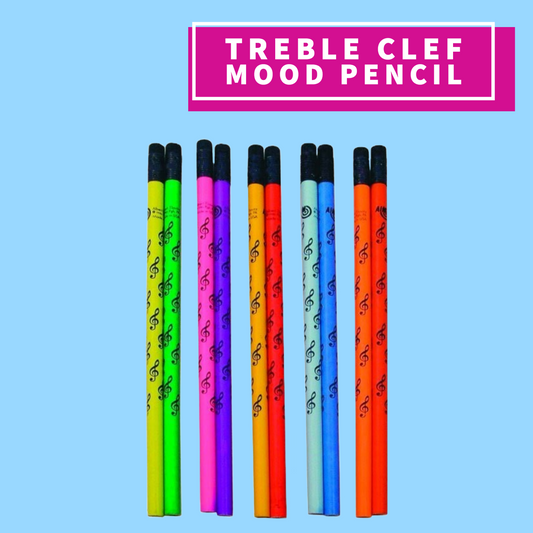 Treble Clef Colour Changing Mood Pencil (Assorted Colours)