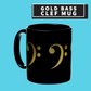 Bass Clef Mug (Black & Gold)